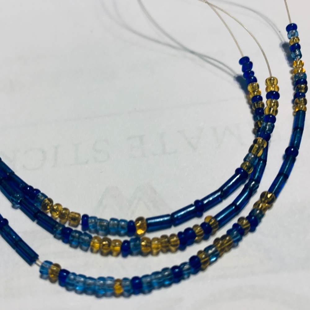 Beaded Tru-strand necklace